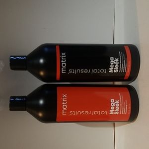 MATRIX TOTAL RESULT MEGA SLEEK SHAMPOO AND CONDITIONER LITERS